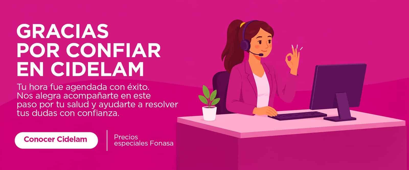 Gracias por confiar en Cidelam